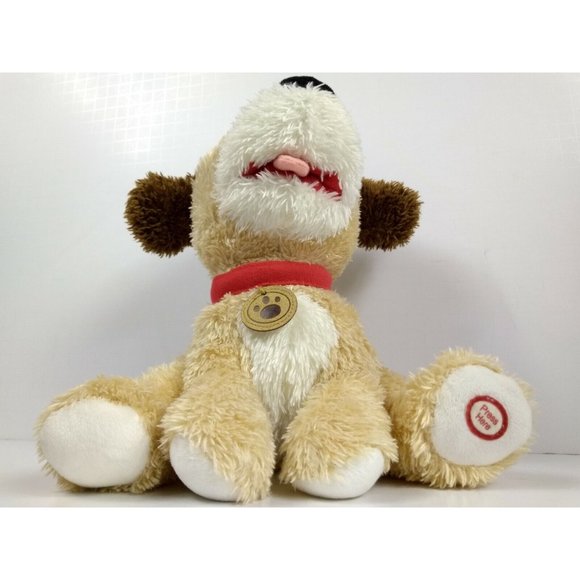 Dog Animated Plush Brown Talking Cocker Spaniel Puppy Hallmark 10" Stuffed Toy - Picture 3 of 11